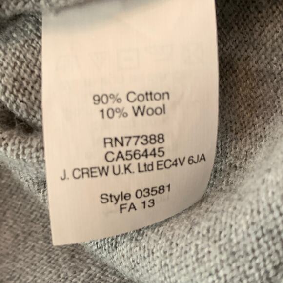 Madewell Women Sweater Gray S Pull-Over V-Neck 3/4 Sleeves Stretchy Knit - Picture 4 of 9